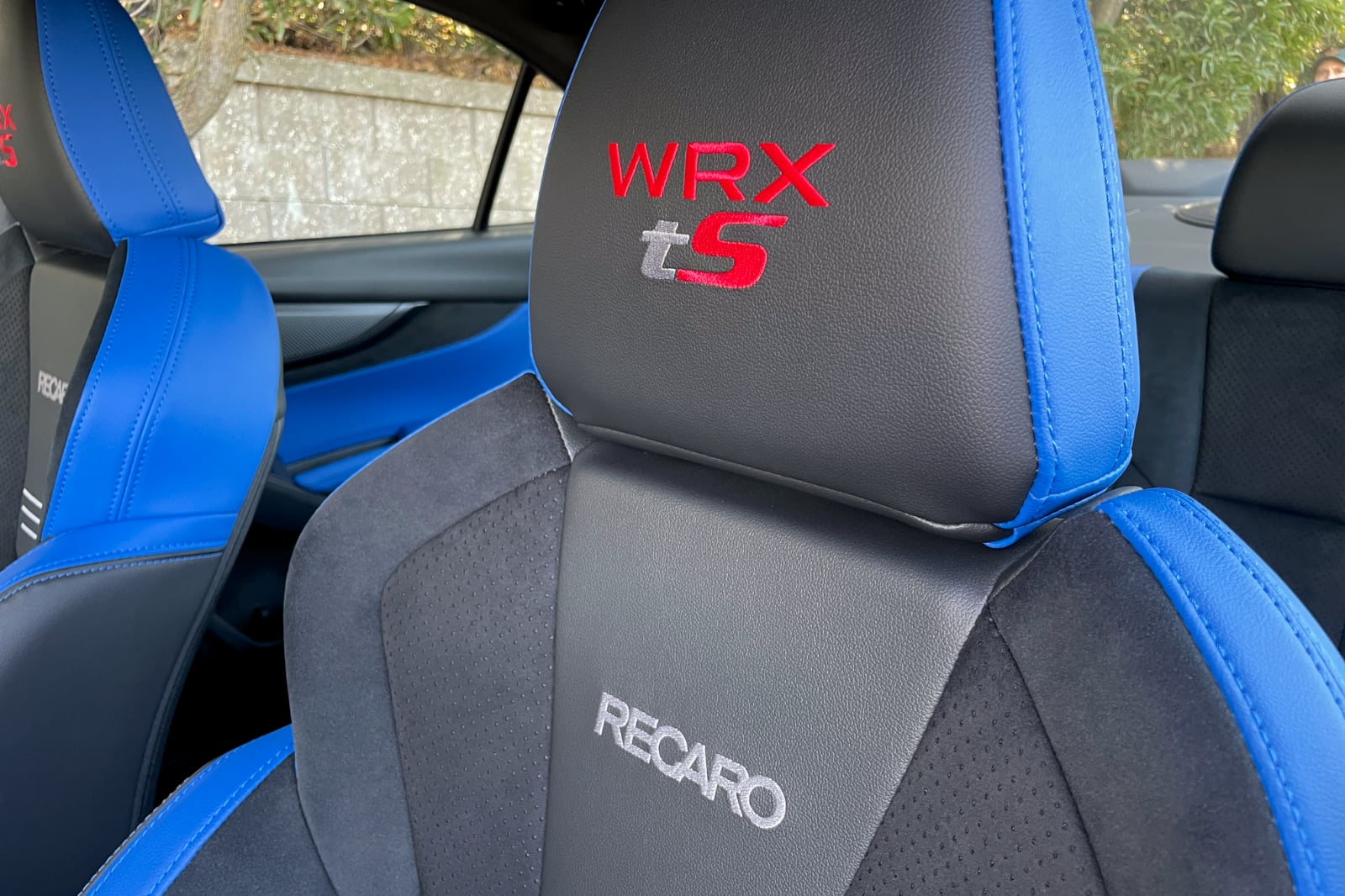 2024 Subaru WRX tS Recaro seat details