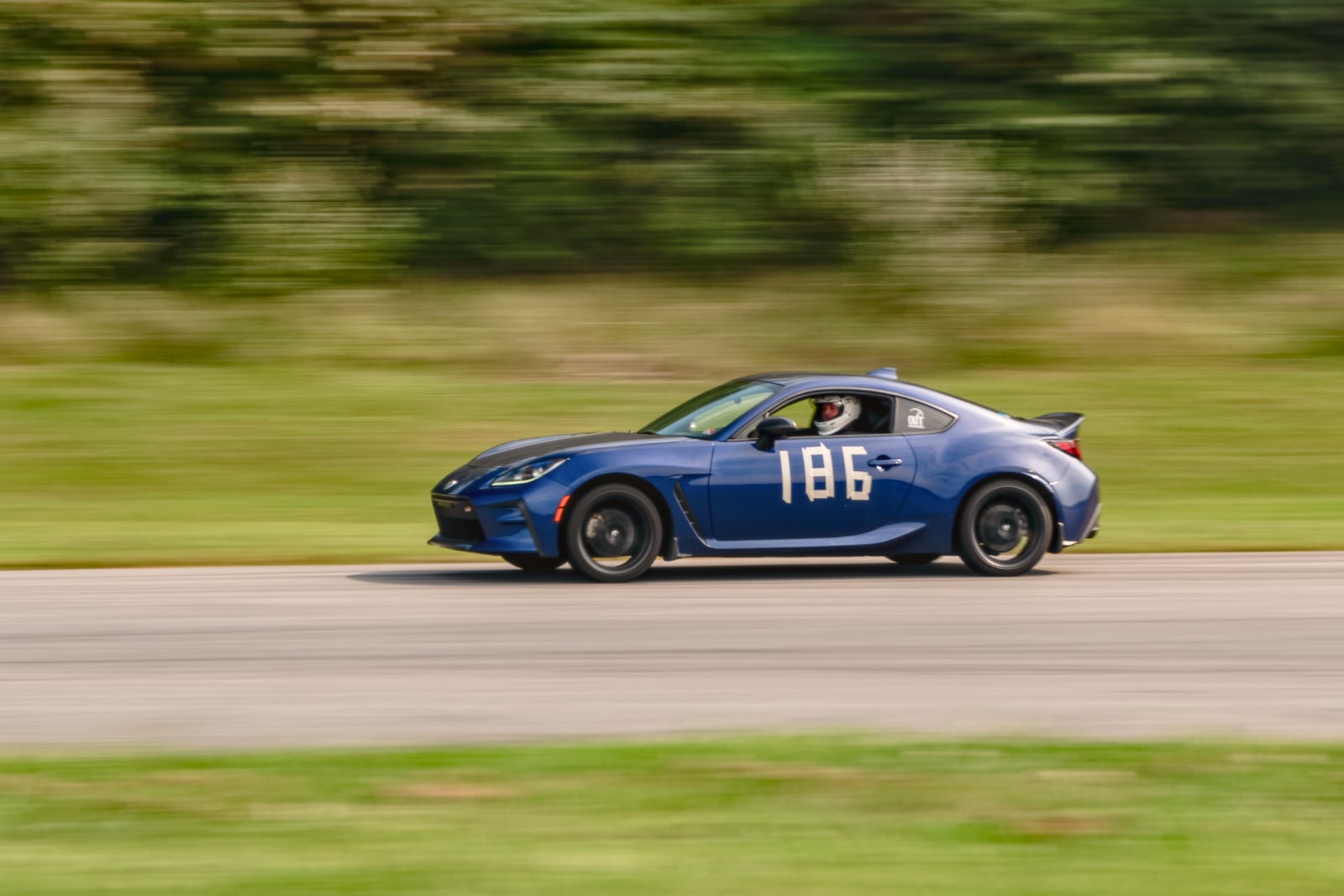 2023 Toyota GR86 at Out Motorsports Rainbow Road autocross in September 2024